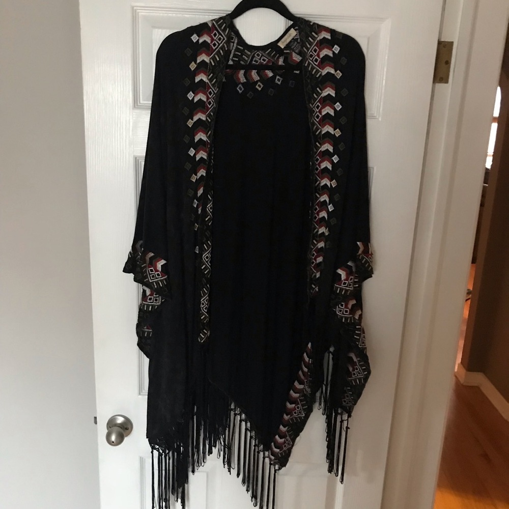 Boho Fringe Shawl